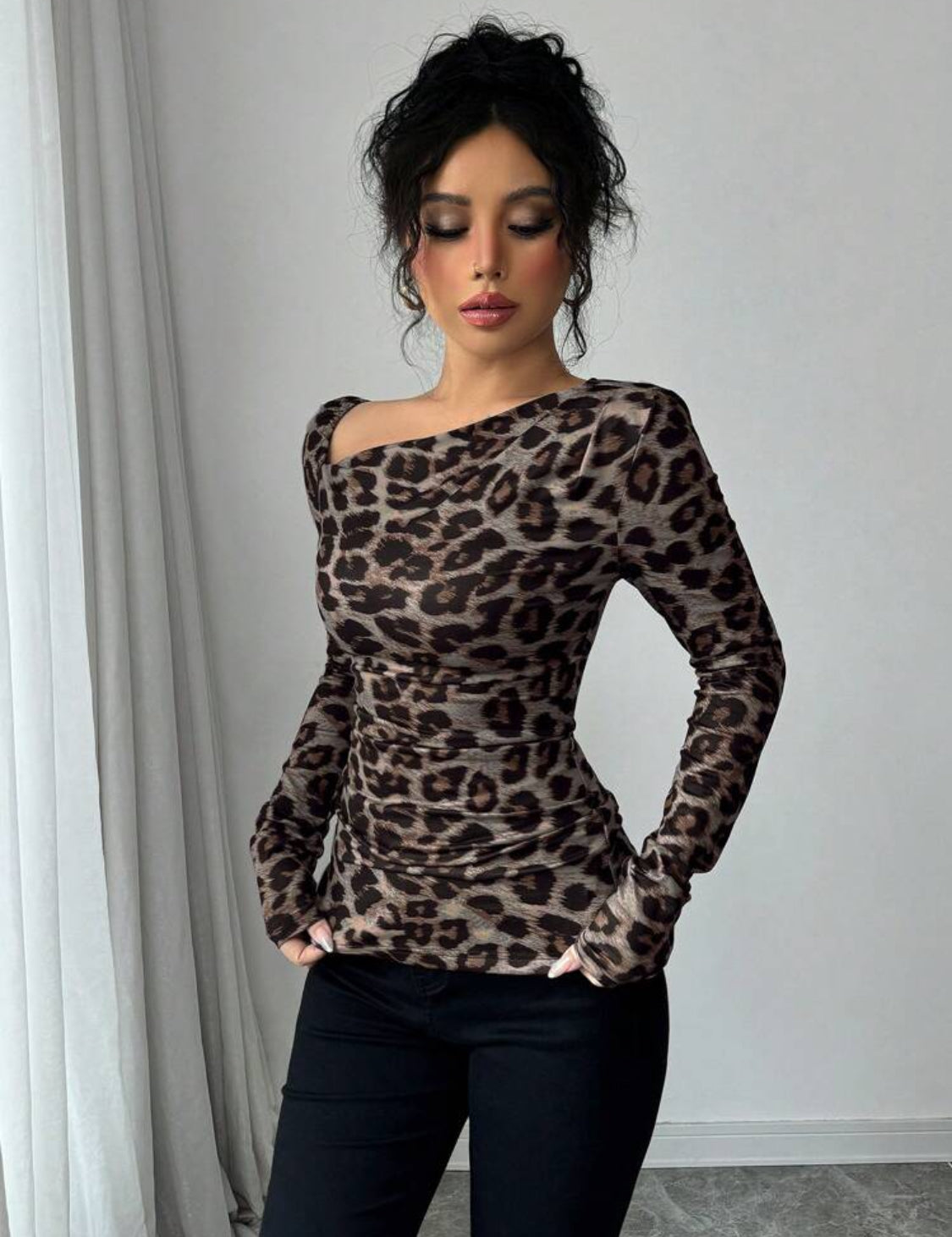 Blusa Animal Print Talla Chica