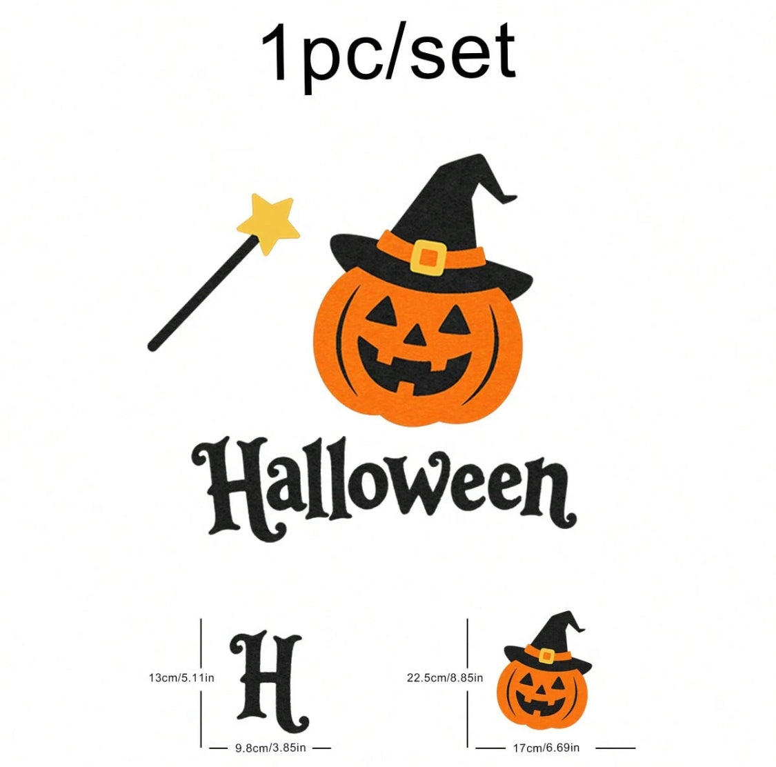 Decoración para puerta Calabaza