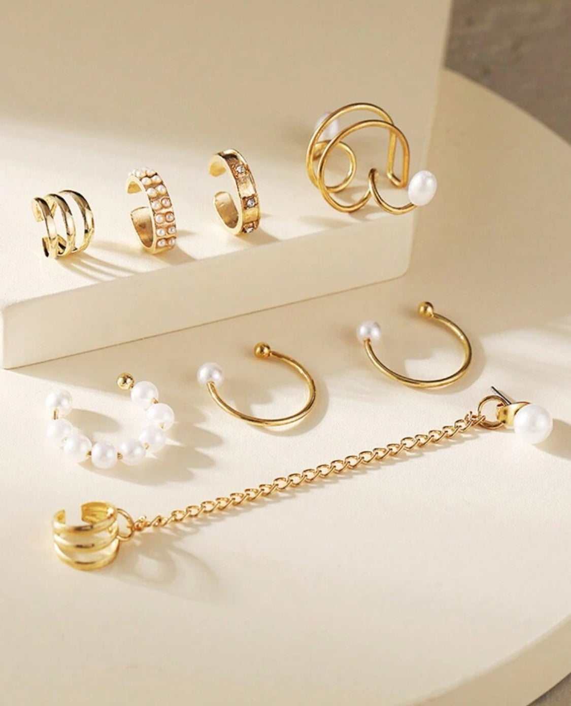 Set de Aretes 8 piezas