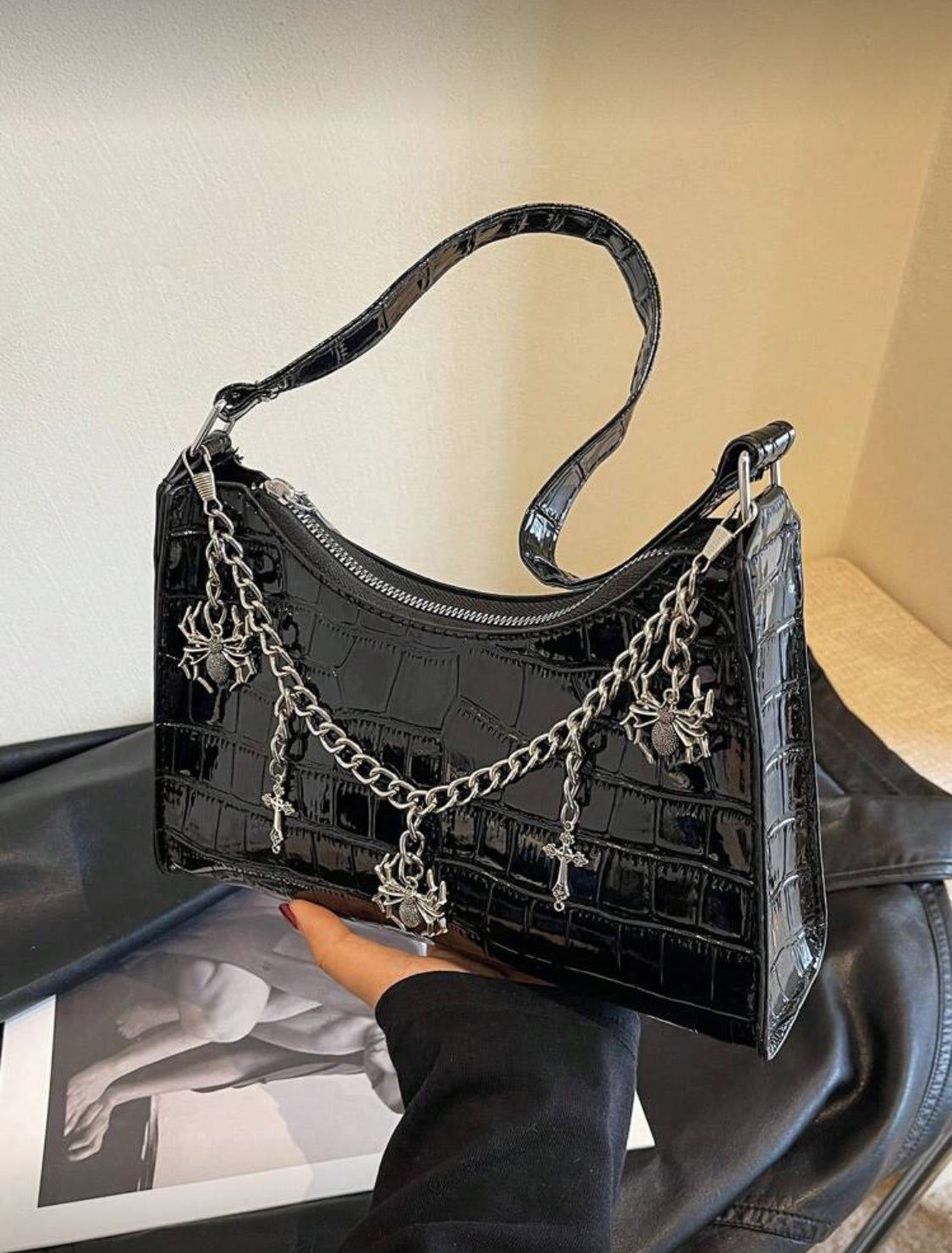 Bolso de Hombro con Charms Halloween