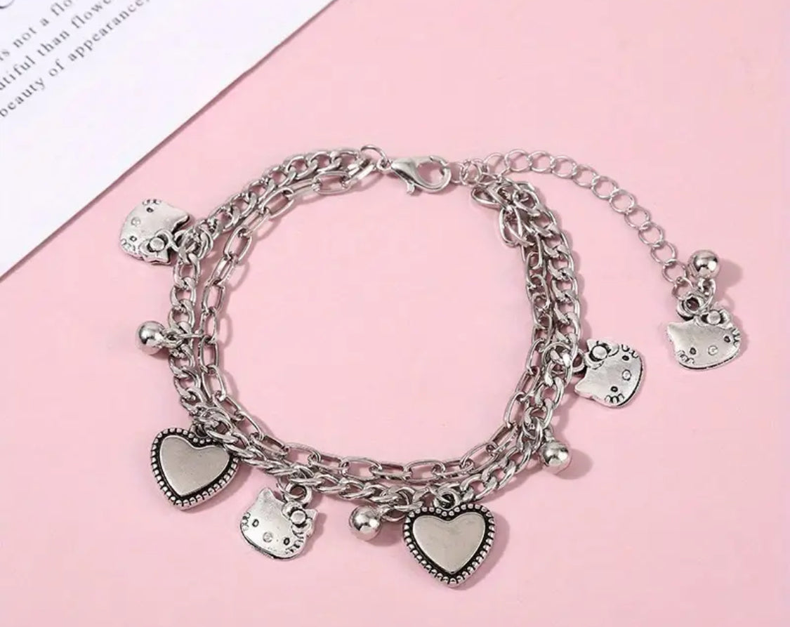Brazalete Kitty Doble