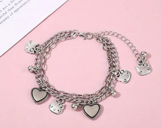 Brazalete Kitty Doble