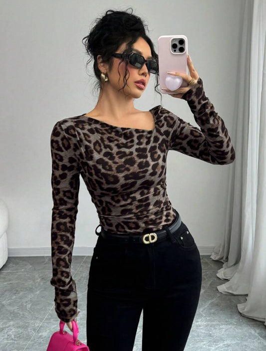 Blusa Animal Print Talla Chica
