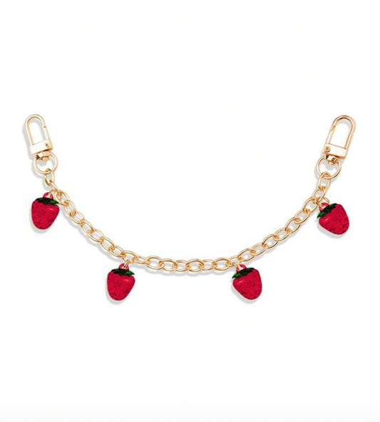 Cadena para bolsa con Charms Fresas