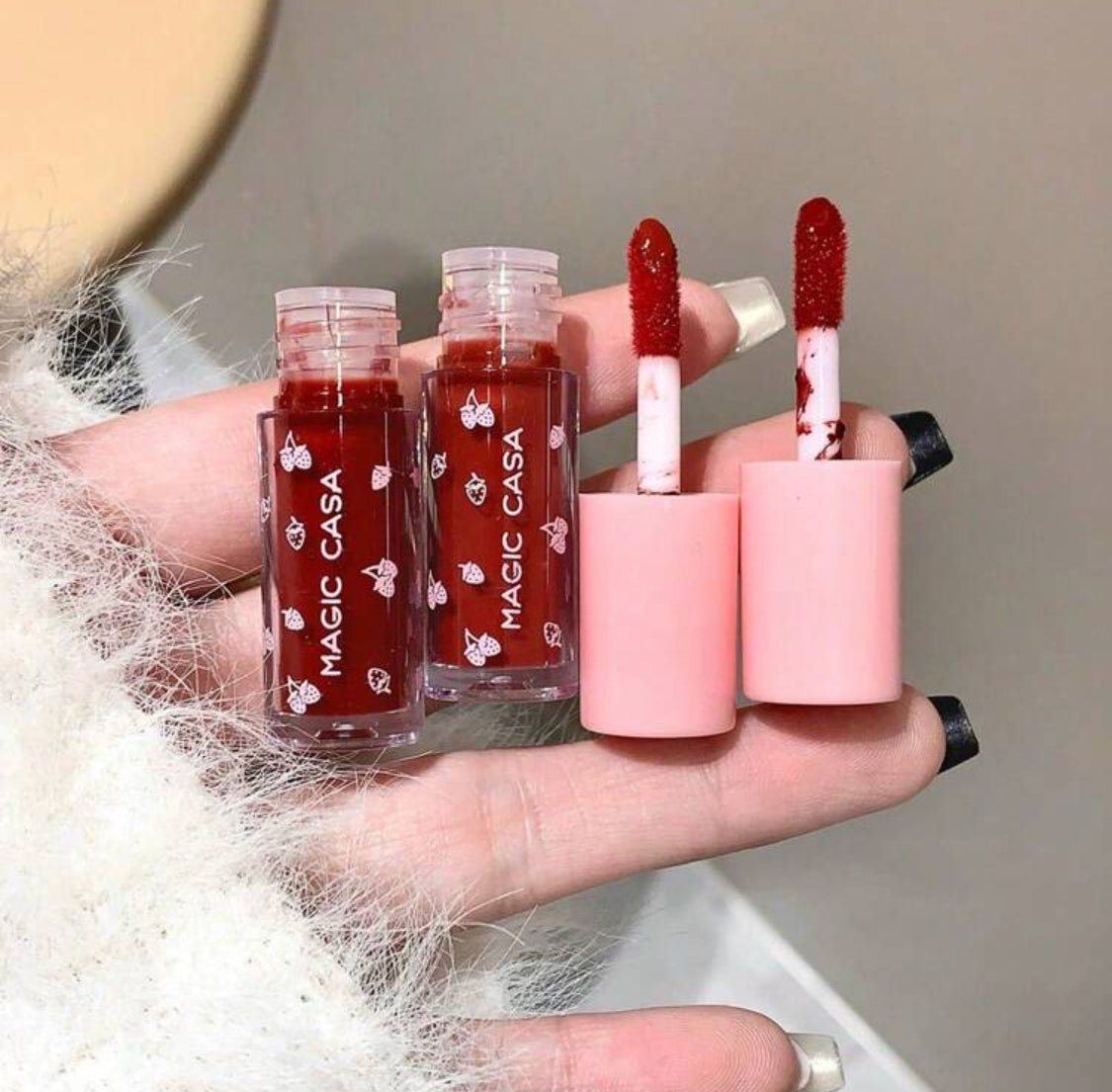 Lipgloss Conejitos  (4 pzs)