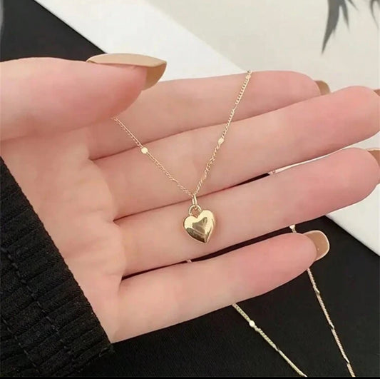 Collar Corazón Dorado