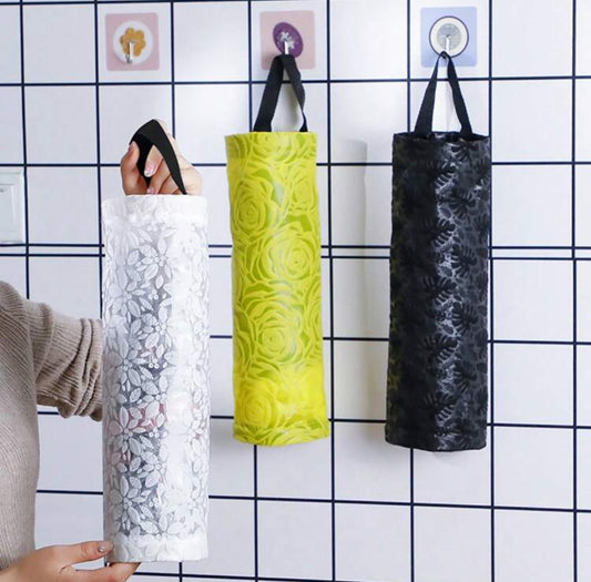 Almacenamiento decorativo para bolsas de cocina