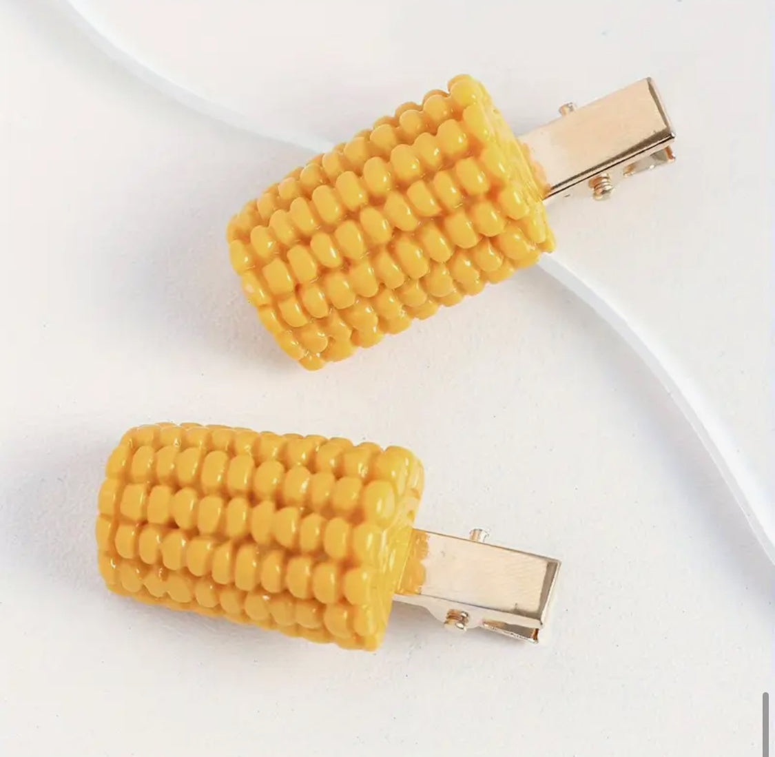 Clips en forma de Elotes (2 pzs)