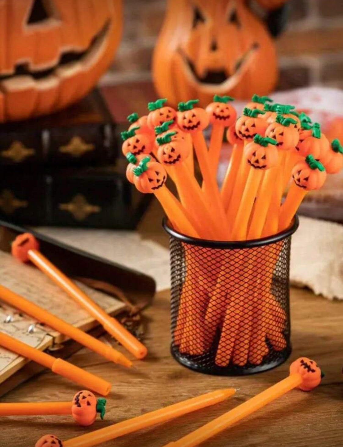 Bolígrafo del gel en forma de calabaza 2 🎃