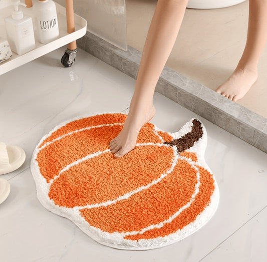 Tapete para baño calabaza Halloween
