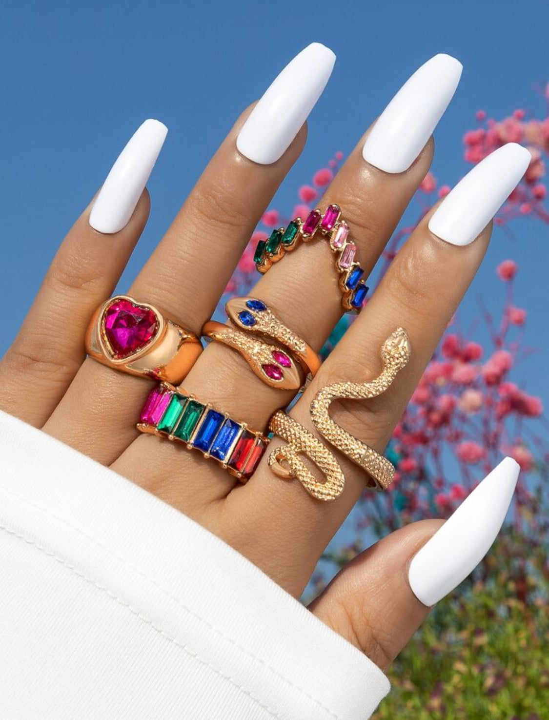 Set de anillos 5 pzs