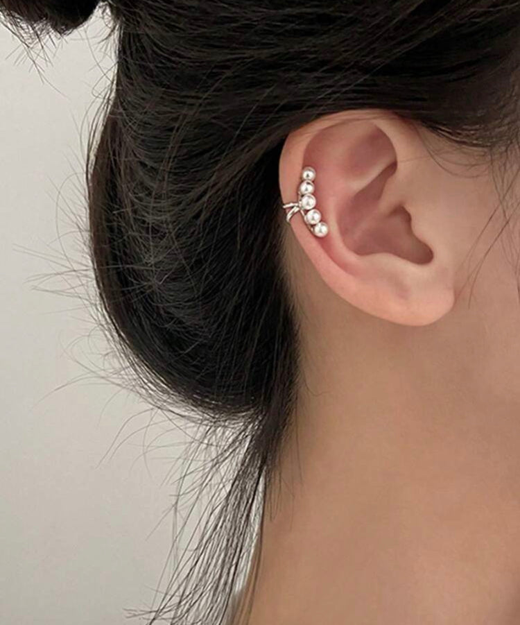 Clip aperlado para oreja