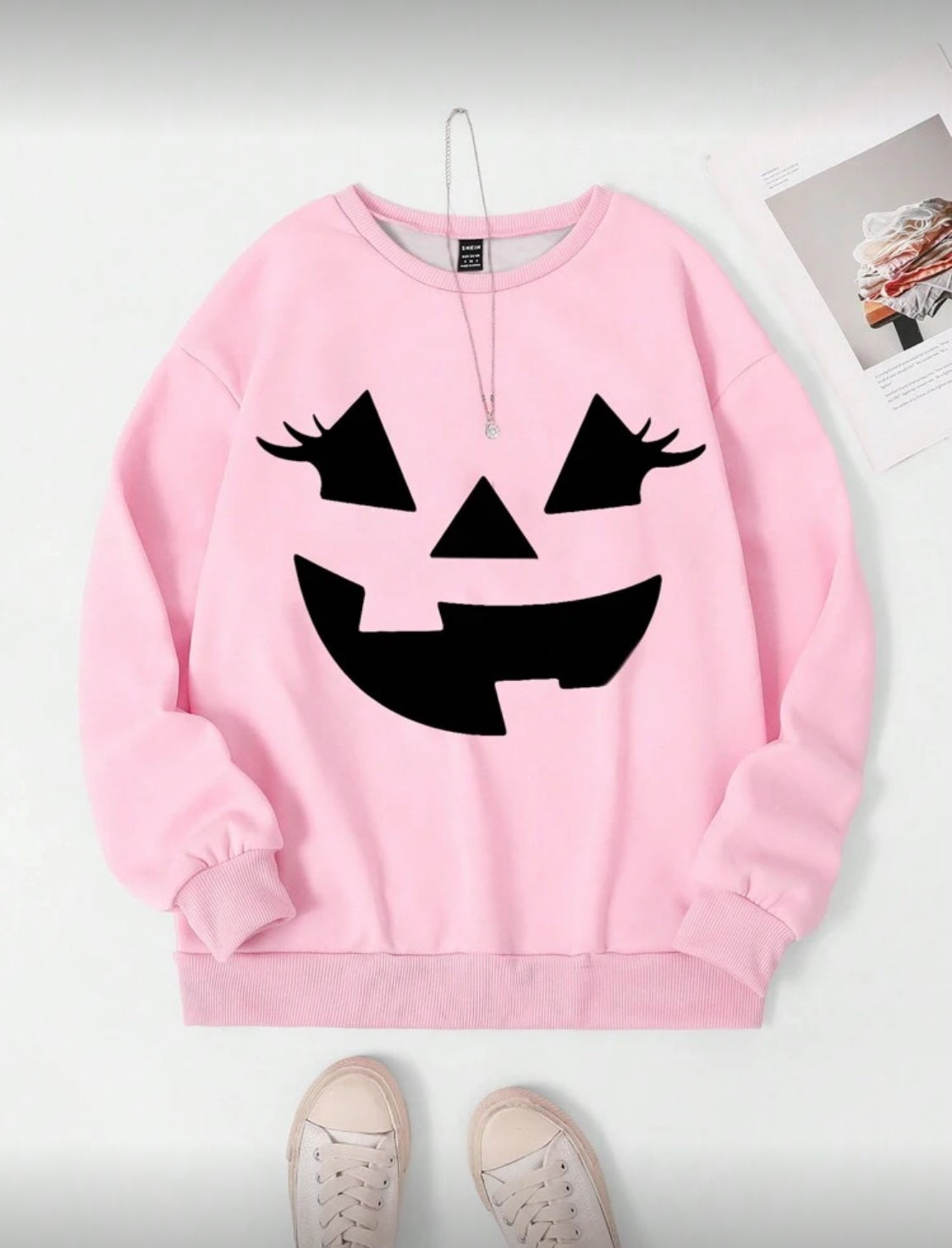 Sudadera Calabaza Pink Talla Chica