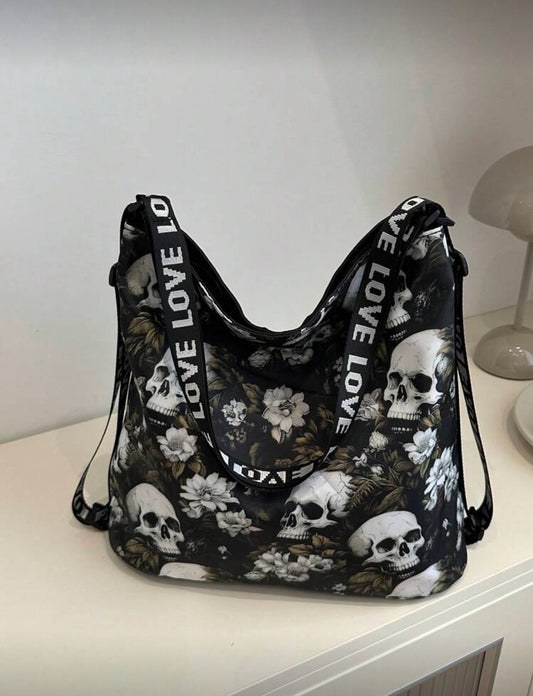 Bolsa de Mano Vintage Calaveras