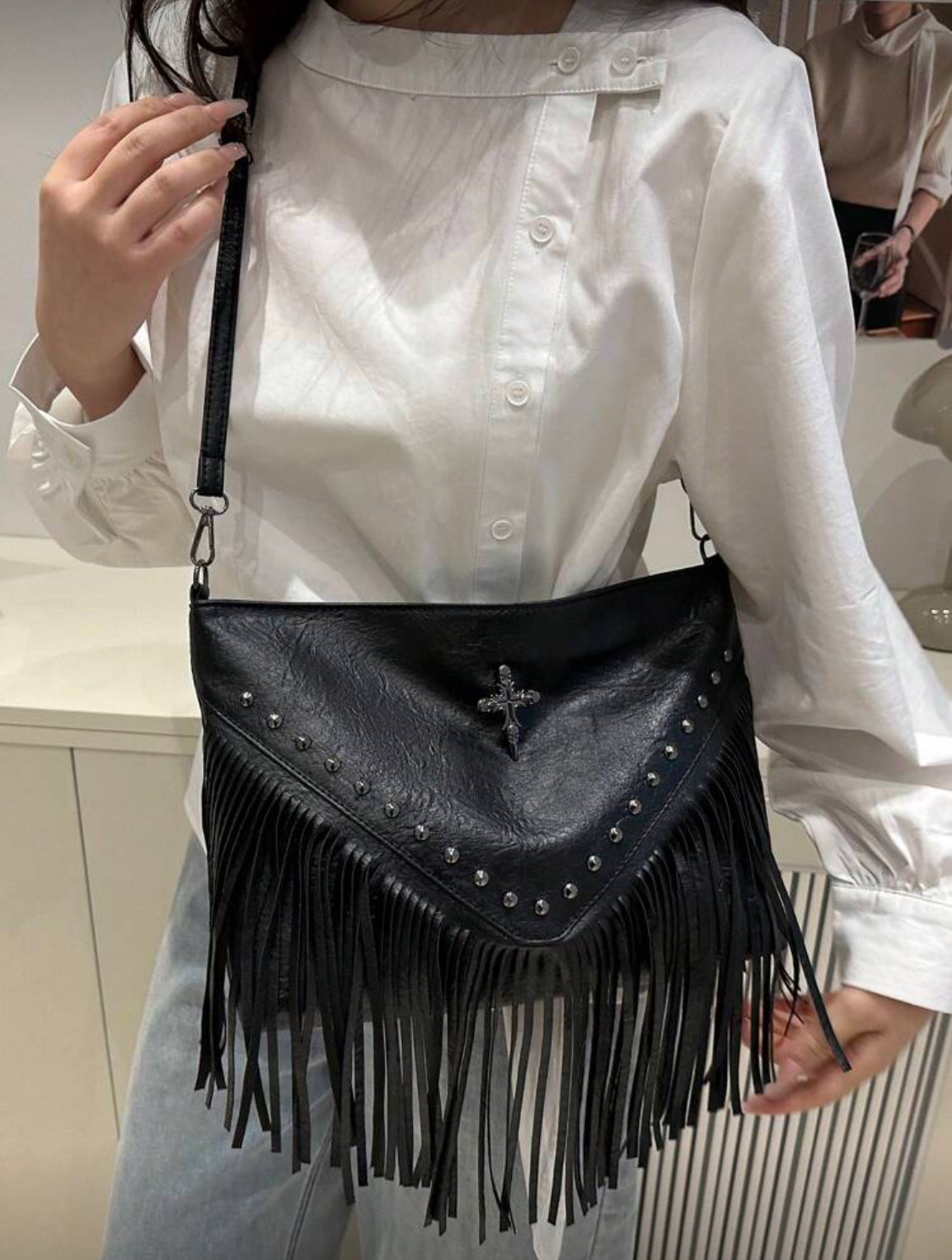 Bolsa Dark con Flequillos