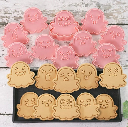 Cortadores de galletas Fantasmitas (10 pzs)
