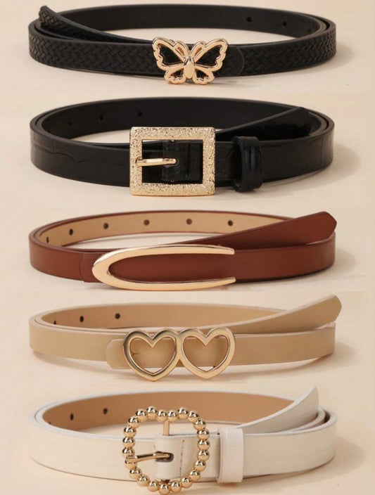 Cinturones Delgados 104 cm largo