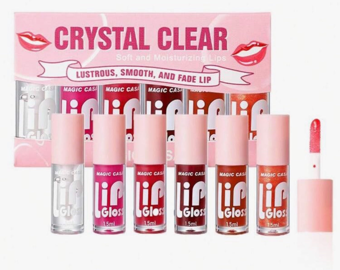 Lipgloss de bolsillo (paquete con 6 pzs)
