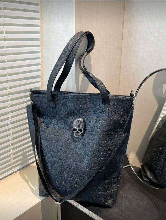 Bolsa de mano calavera extra jumbo