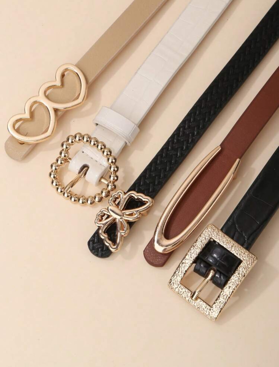 Cinturones Delgados 104 cm largo