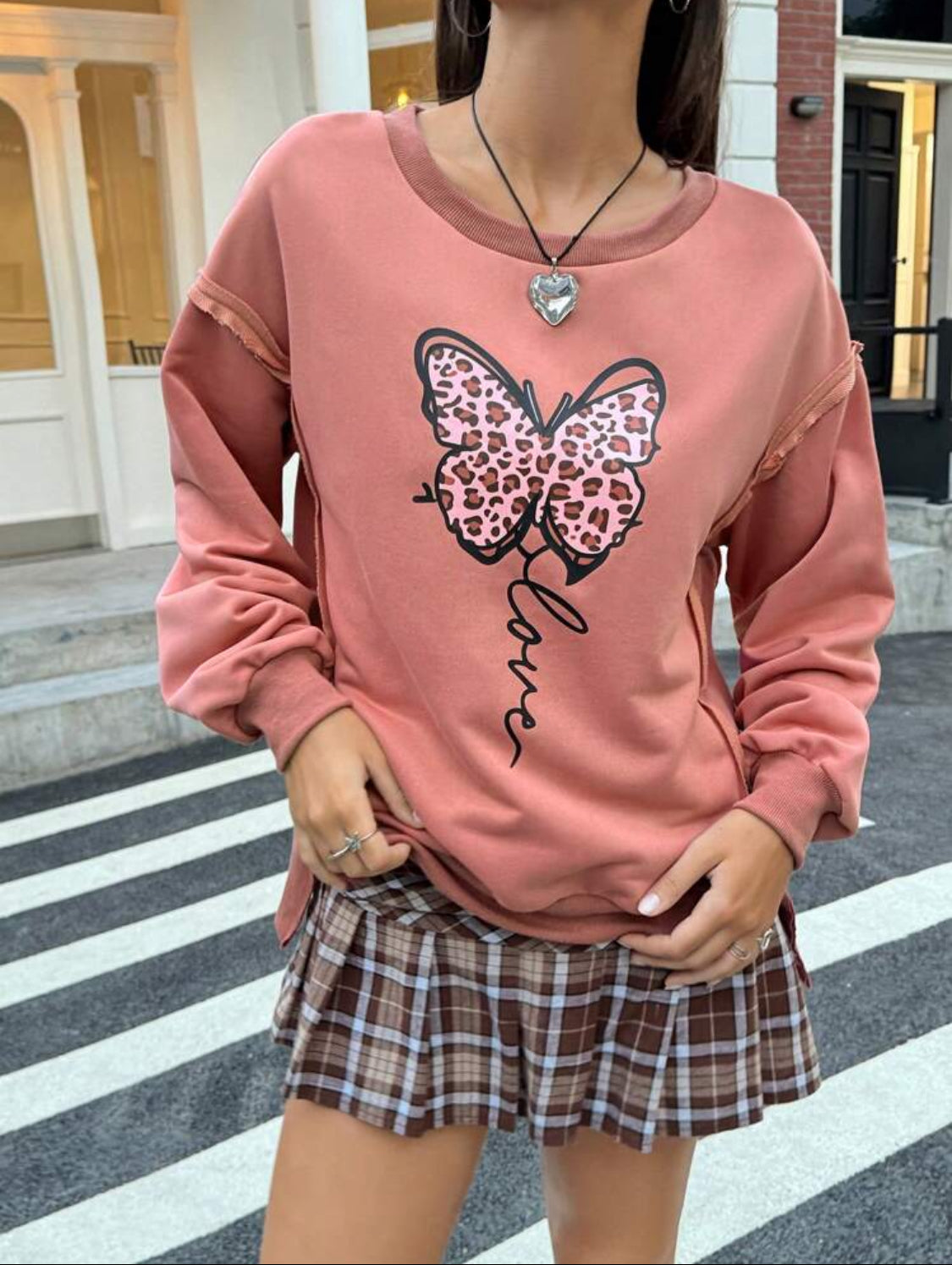 Sudadera Coquete Mariposa Talla Grande