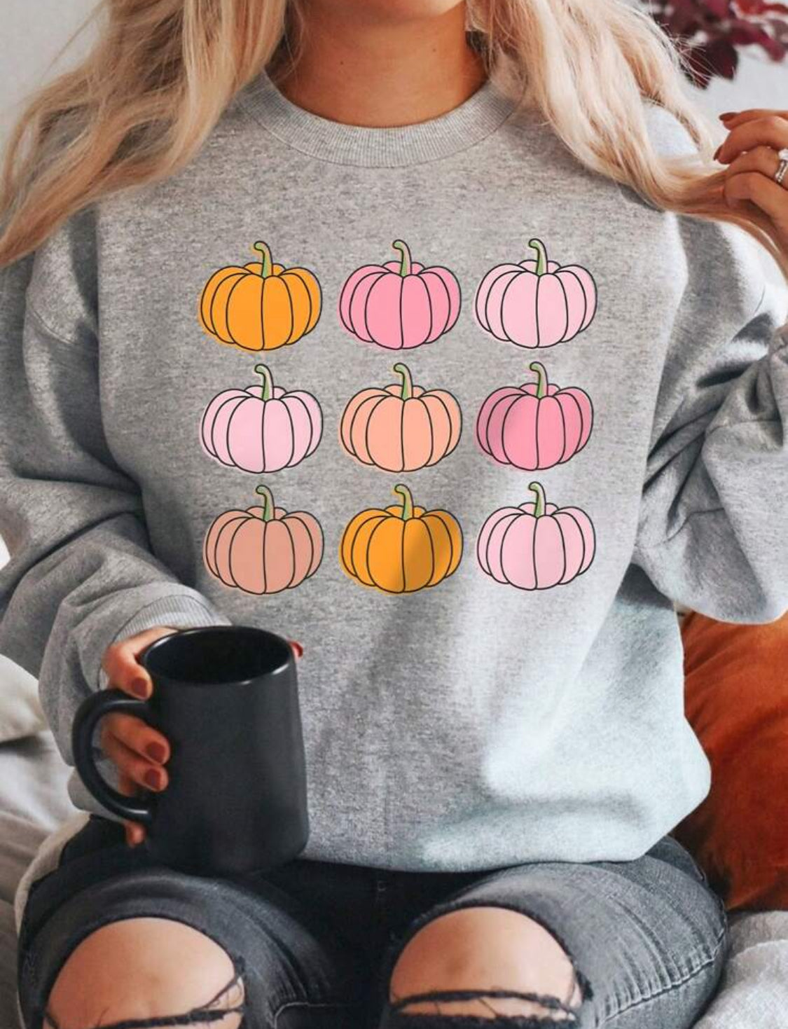 Sudadera Afelpada Calabacitas Talla Grande