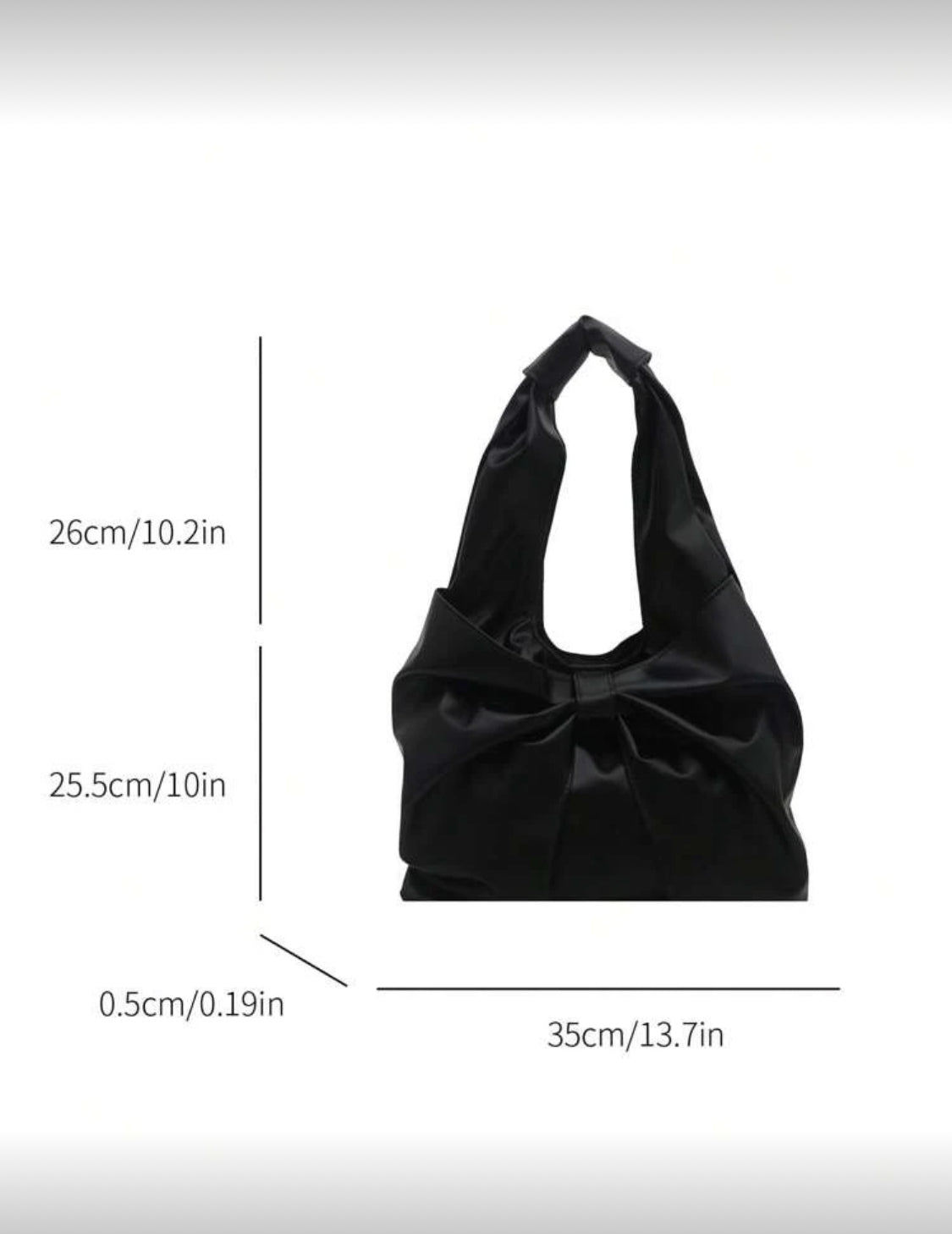 Bolsa de mano con Moño jumbo