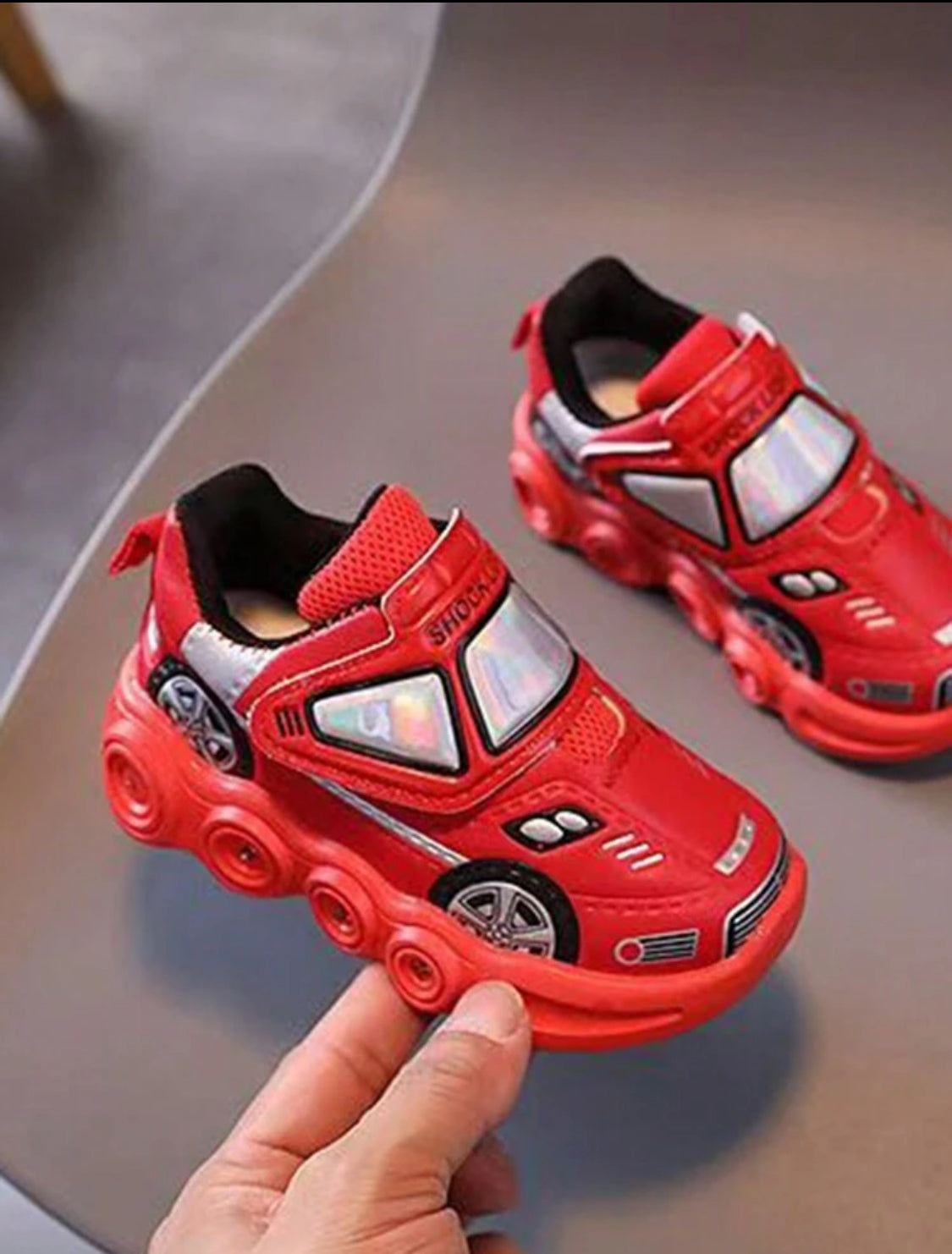 Tenis Cars con Luz Talla 15
