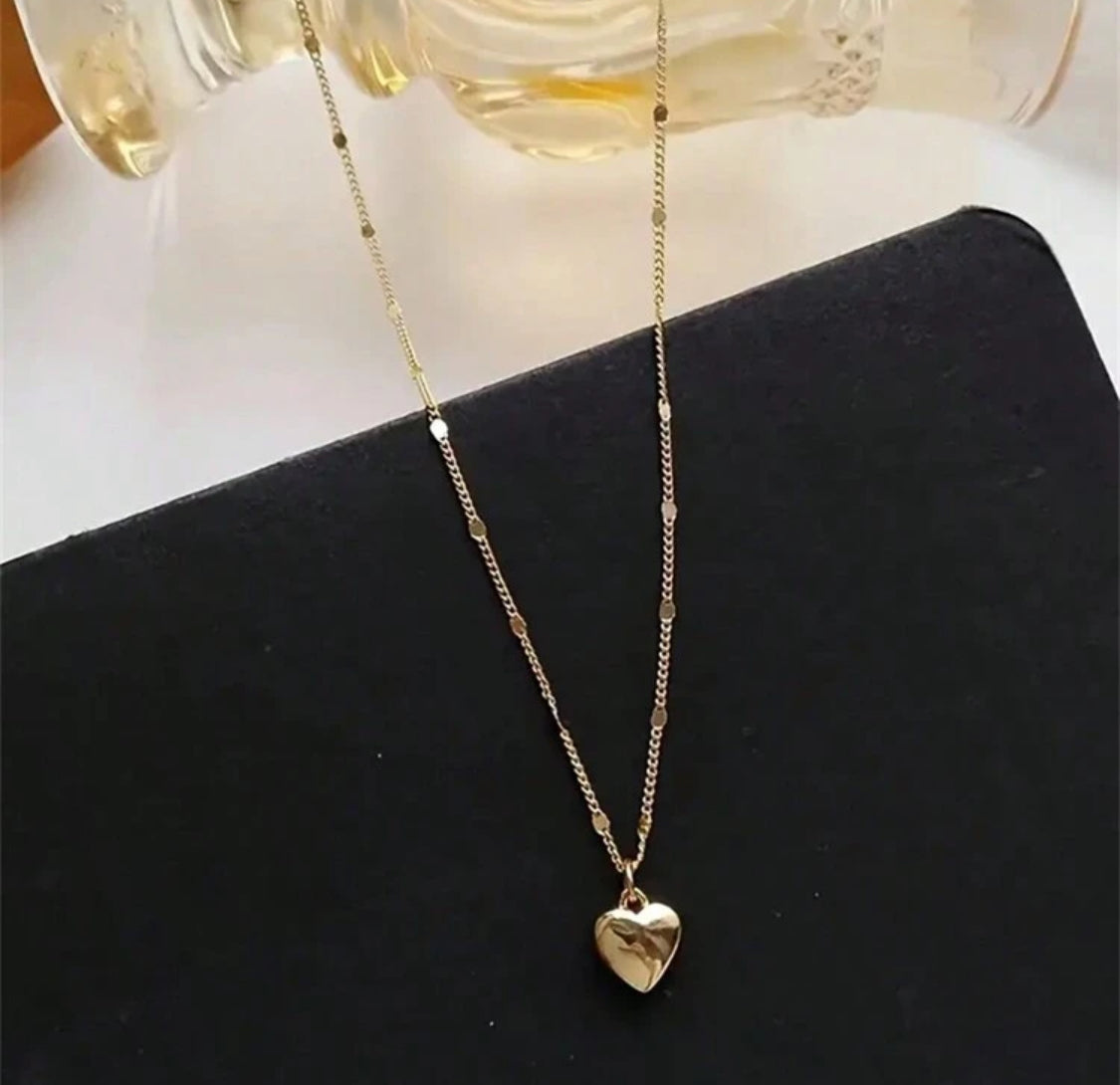 Collar Corazón Dorado