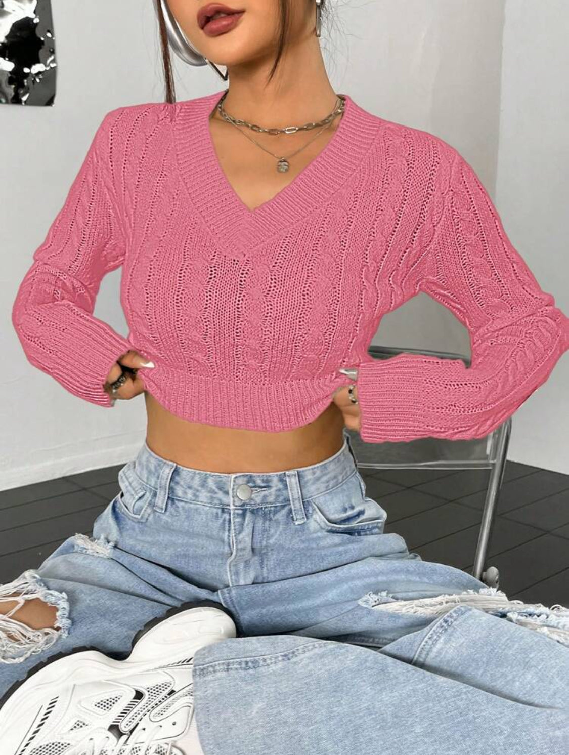 Camiseta Top Canele Coral Talla Chica