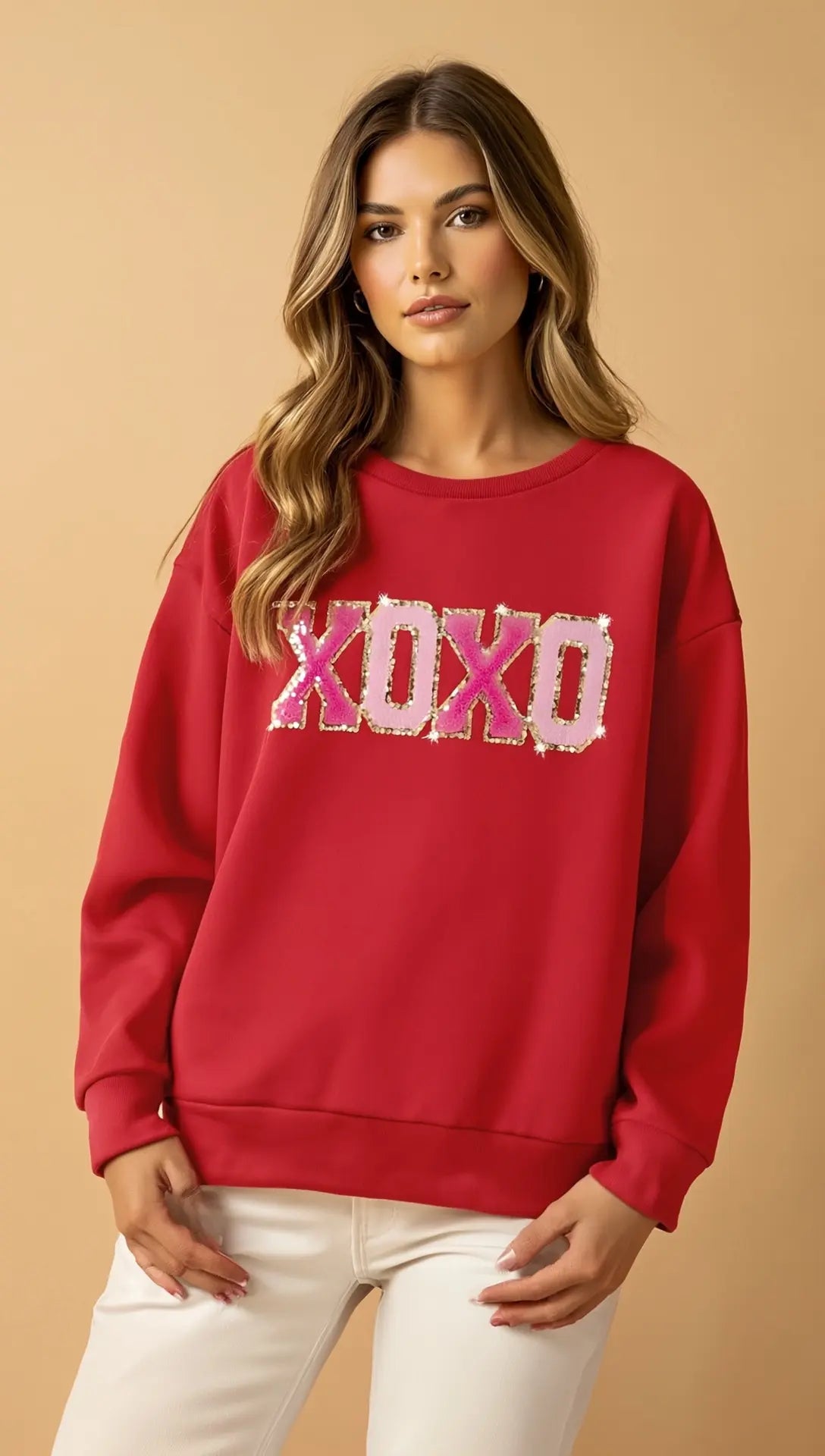 Sudadera Afelpada Xoxo Talla Grande