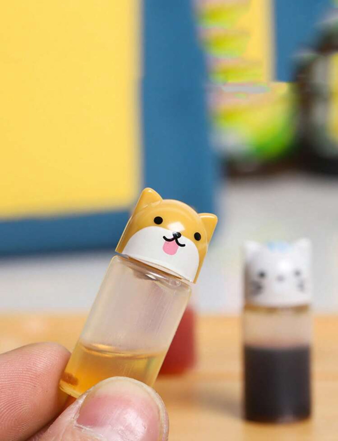 Trio de dispensadores kawaii incluye dosificador