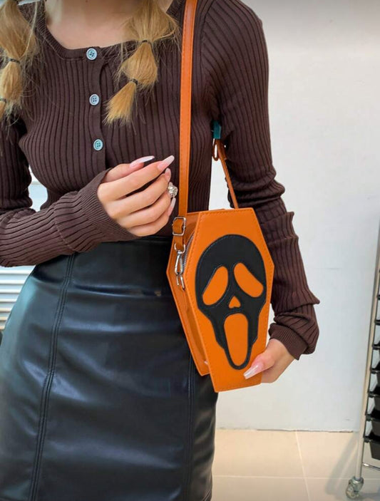 Crossbody Ataúd con Calavera Premium