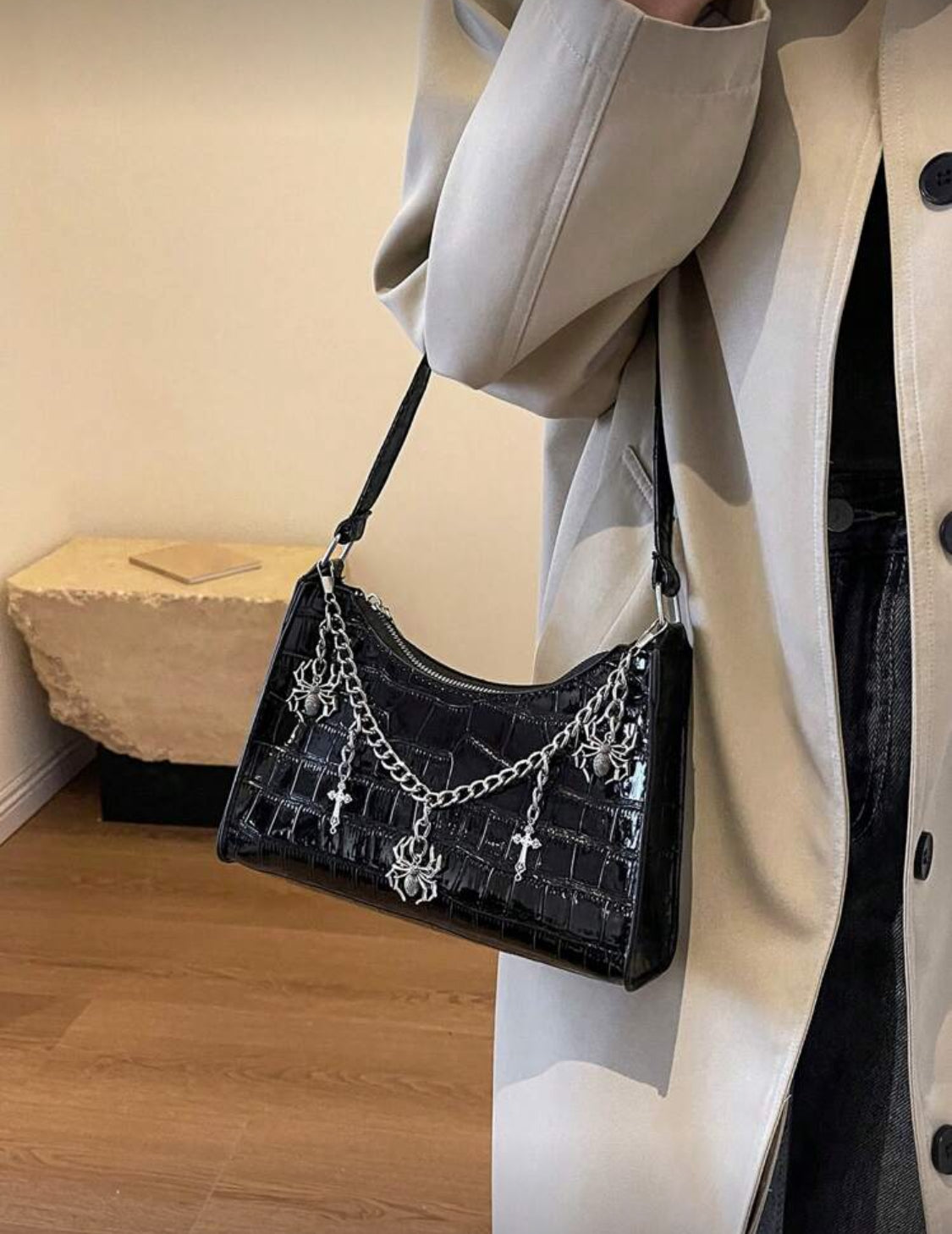 Bolso de Hombro con Charms Halloween