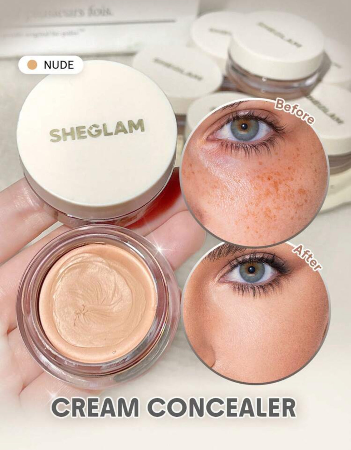 Corrector en crema cero imperfecciones SHEGLAM