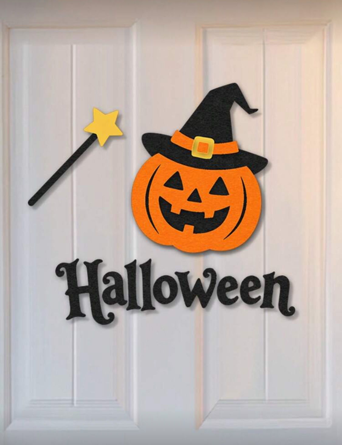 Decoración para puerta Calabaza