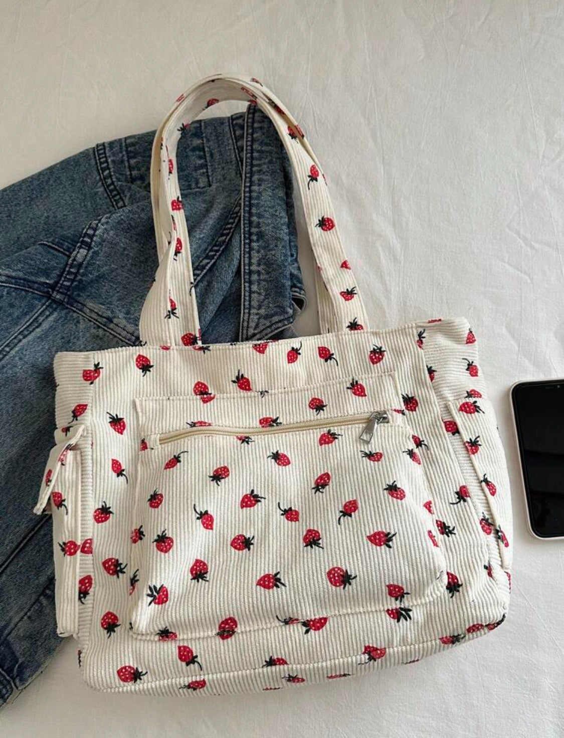 Bolsa Rosita Fresita Tote Jumbo con cierre