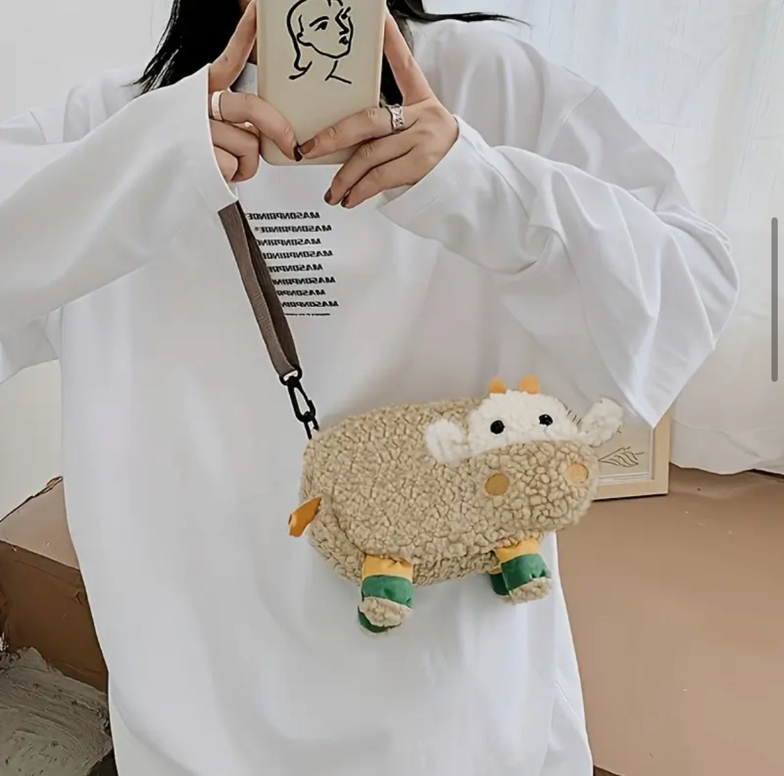 *Crossbody Borreguito