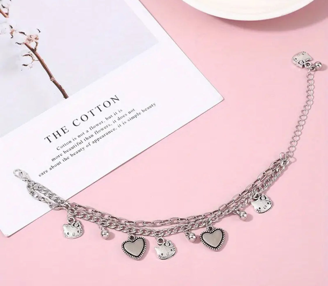 Brazalete Kitty Doble