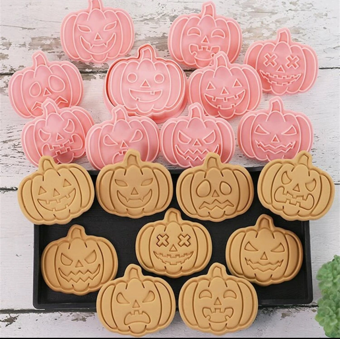 Cortadores de galletas Calabazas (10 pzs)
