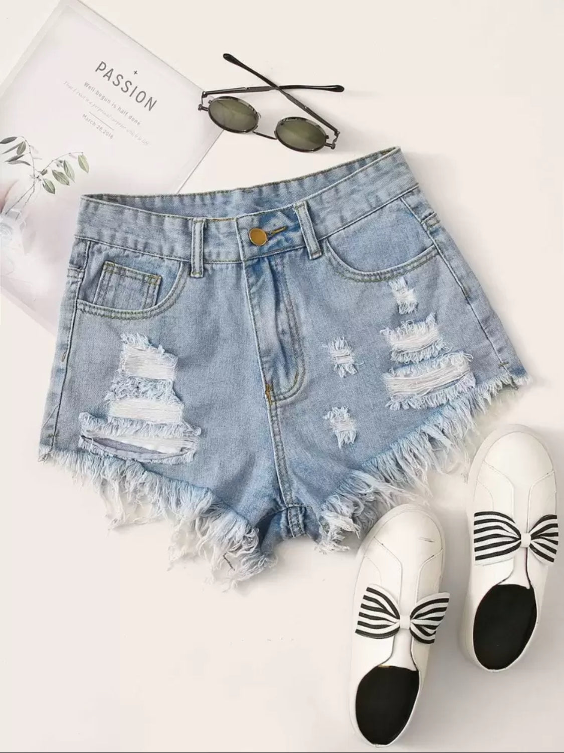 Shorts mezclilla talla Mediana*