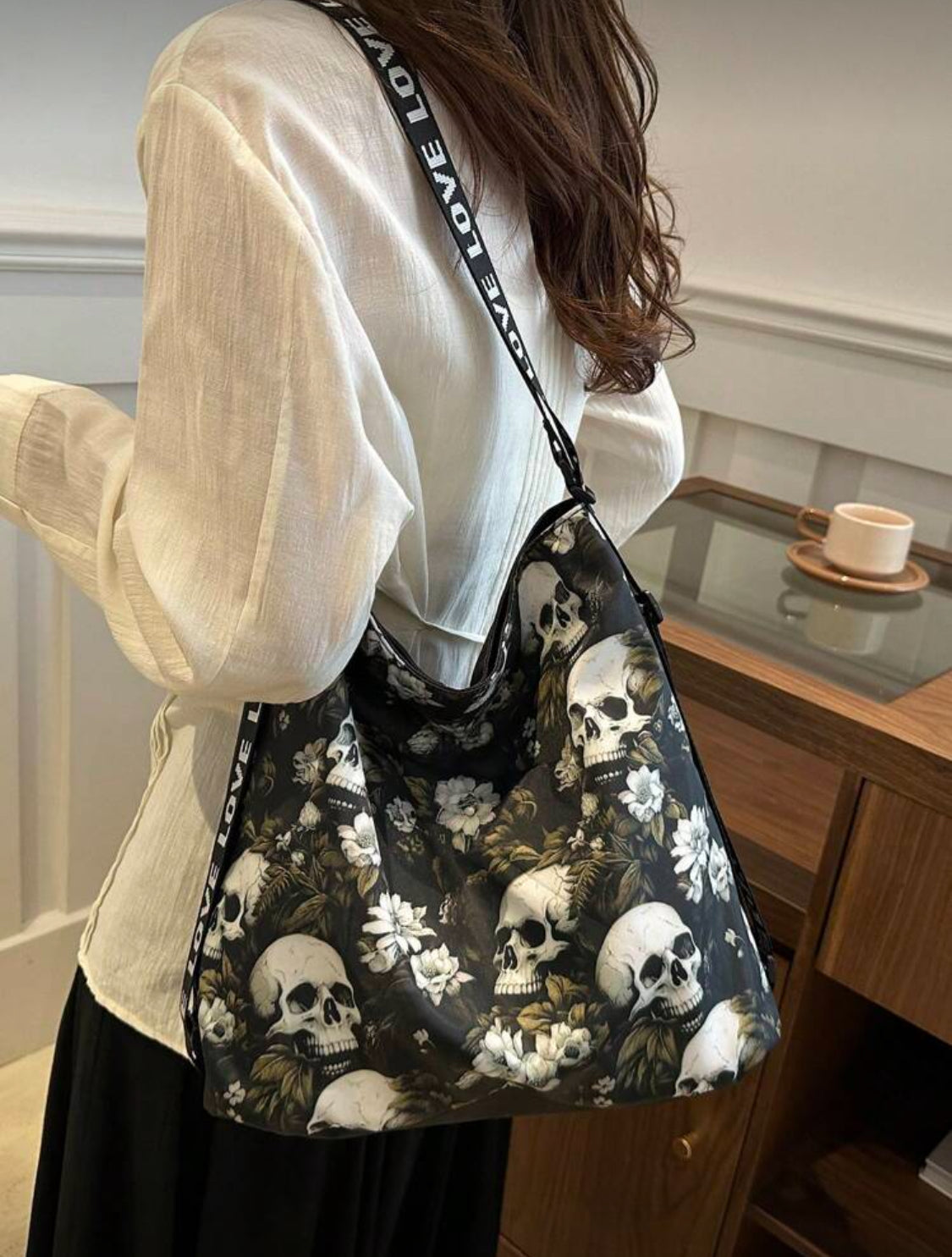 Bolsa de Mano Vintage Calaveras