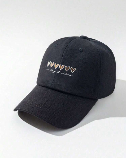 Gorra Corazoncitos Black