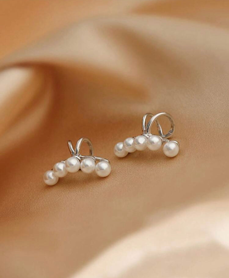 Clip aperlado para oreja