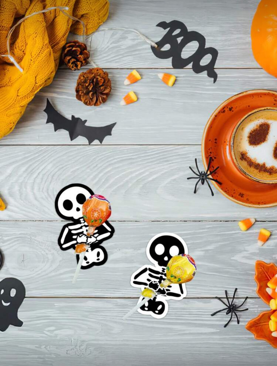 Porta Paletas Calacas (5 pzs)