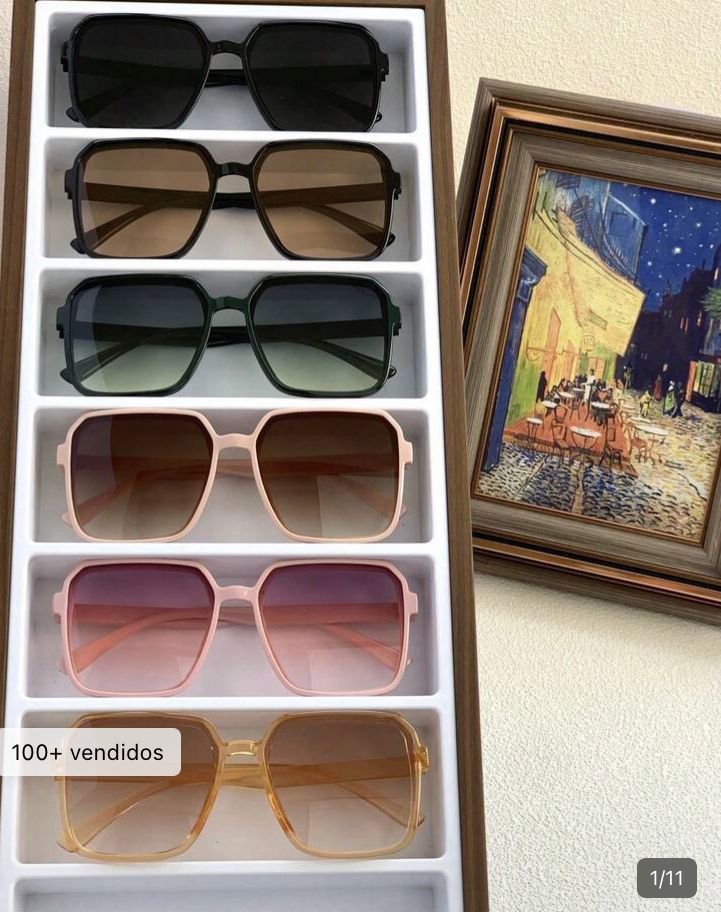 Gafas Armazón cuadrado grande para mujer (estilo 2)