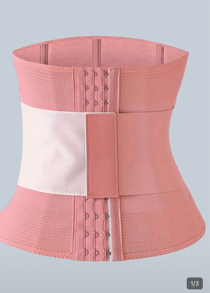 Faja doble compresión talla M (rosa)