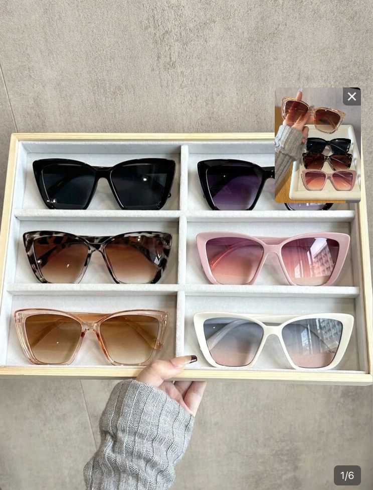 Gafas de montura completa de plástico con fondos,variados