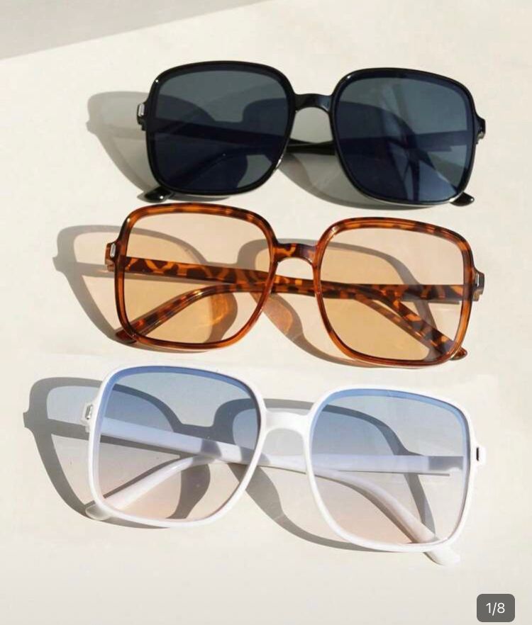 Gafas de moda rectangulares para mujer , multicolor