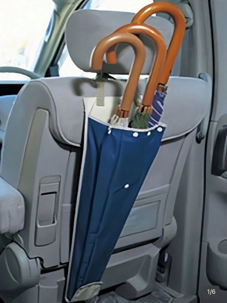 Cubierta de paraguas para coche de 86 cms azul